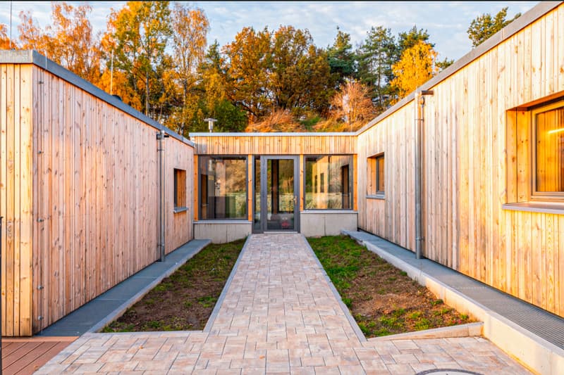 Modulhaus Holzhaus Fertighaus Schweiz Holz 100